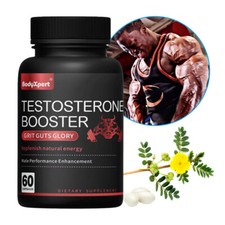 Potenciador de testosterona para hombres, píldoras de mejora masculina, fuerza energética resistencia 60