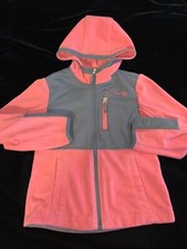 Kid  s Free Country. Full zip hooded fleece jacket. Sz Med 5/6