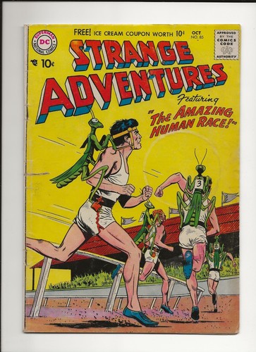 Strange Adventures #85 1957 DC Silver Age Sci-Fi  Horror Amazing Human Race - GD