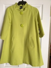 Nwt Luii Women's Medium Green Swing Jacket