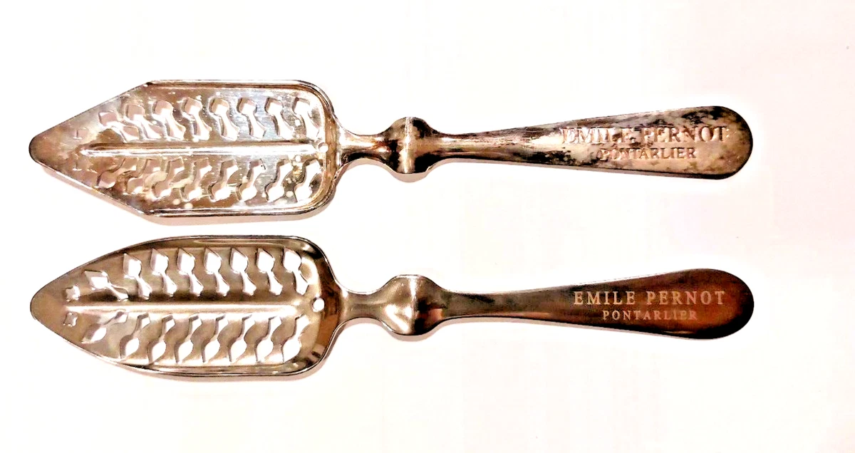 Lot De 3 Cuillères à Absinthe En Fer – Anciennes – Occasion