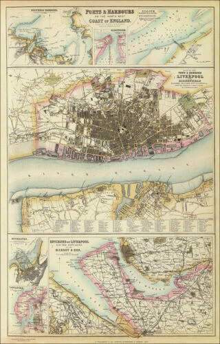 Liverpool Antique Original Antique European Maps & Atlases