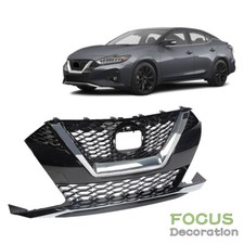 For 2019-2021 Nissan Maxima Front Upper Grille Grill Black Wchrome 623109dj0a For 2019-2021 Nissan Maxima Front Upper Grille Grill Black Wchrome 623109dj0a