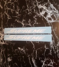 supreme BOAT Deals Stickers GLOSS White 50" (2) Fast USA!