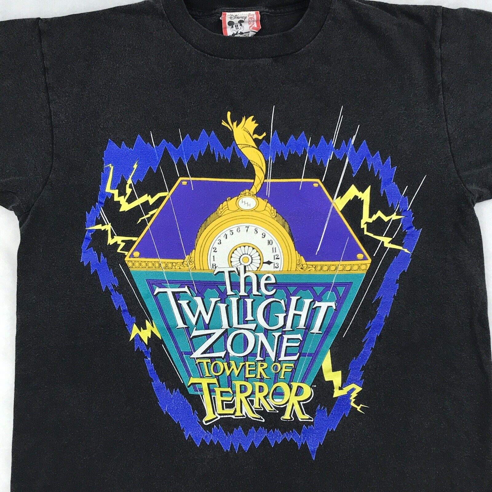 vintage 90s WALT DISNEY WORLD THE TWILIGHT ZONE TOWER OF TERROR T