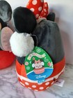 NEW Set of 2 Disney 8" Holiday Christmas Santa Mickey & Minnie Squishmallows  — photo 2