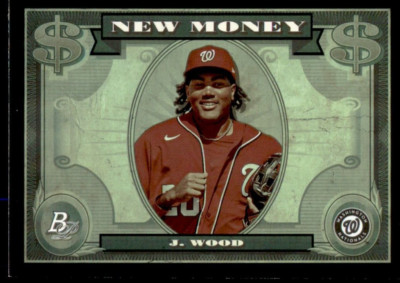 2023 Bowman Platinum James Wood New Money #NM-12 Nationals