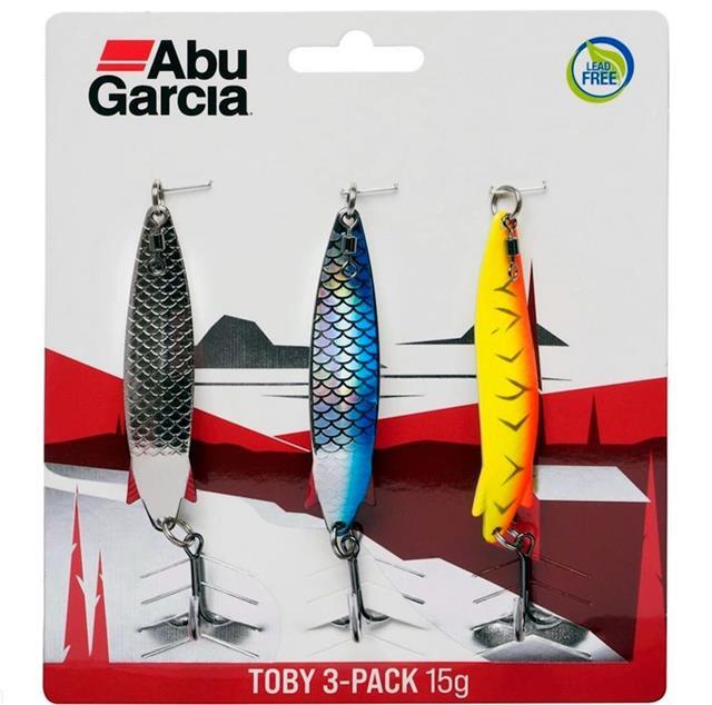 Abu Garcia Toby 3-Pack Lures 15g