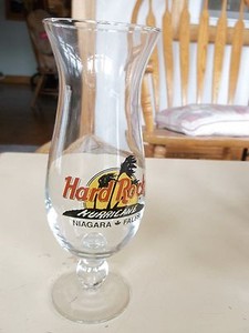 Details About Hard Rock Cafe Hurricane Tall Collectible Drink Beer Niagara Falls Glass