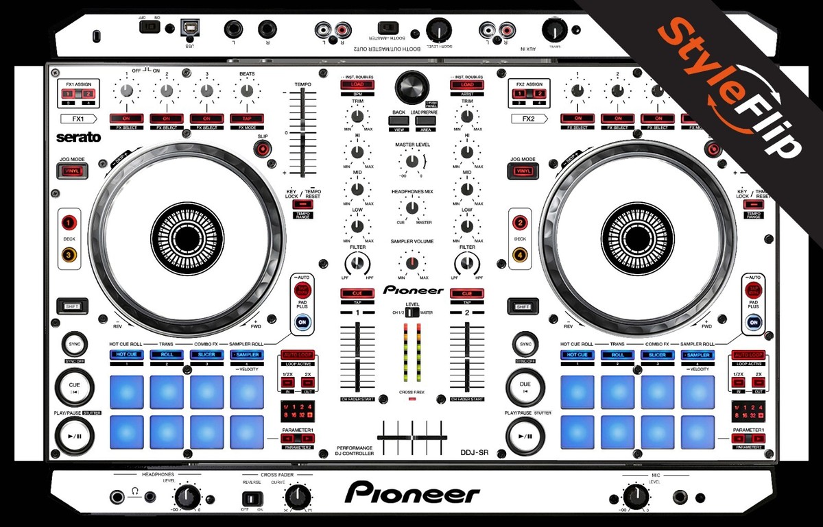 Pioneer DDJ-SR 美品 Pioneer DDJ-SR Skin | Color White | Protective Decal | StyleFlip