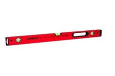 WASSERWAAGE PRO800 ALUMINIUM 80 CM ROT MIT GRIFFEN RICHTWAAGE ALUWASSERWAAGE