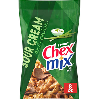 Snack Mix, Sour Cream and Onion, 8 oz Bag