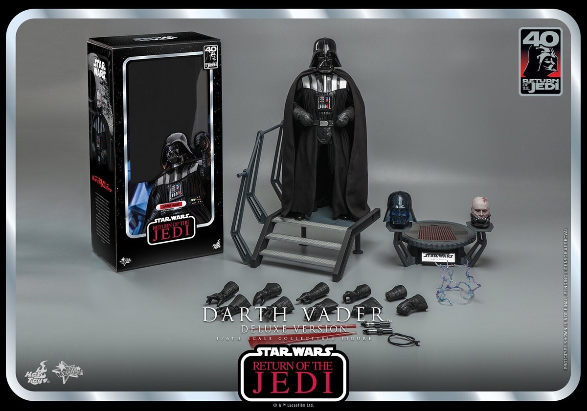 Star Wars VI Return Of The Jedi DARTH VADER DELUXE 40th Hot Toys
