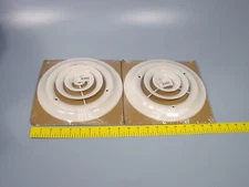 *Lot of 2 Hart Cooley 1606W012900 10" Round Ceiling Diffusers (QTY 2)