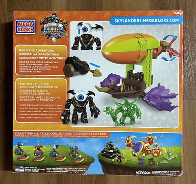 ZEPPELIN AIR SHIP ASSAULT Mega Bloks 95415 SKYLANDERS SWAP FORCE 