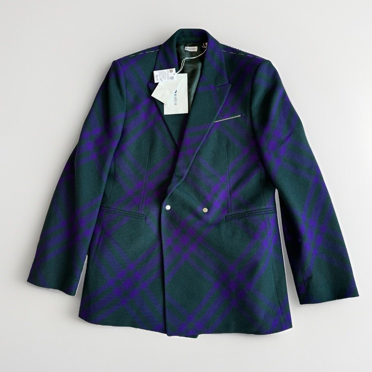 【VIP価格】BURBERRY Check boucle Coat Burberry Check Bouclé Coat | italist