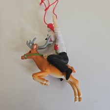 Jack in the Box on a Reindeer Christmas Ornament