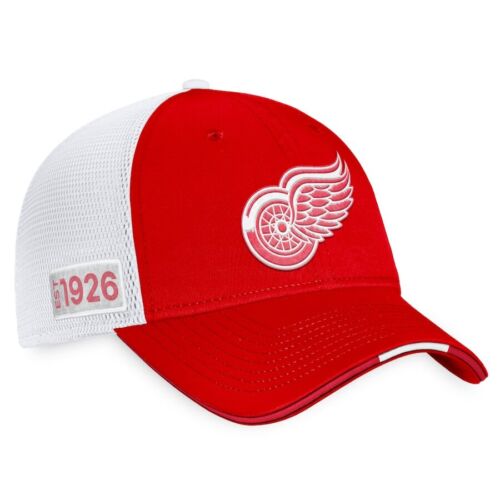 Detroit Red Wings Red/White 2022 NHL Draft Authentic Pro Adjustable Hat Cap - Picture 1 of 4