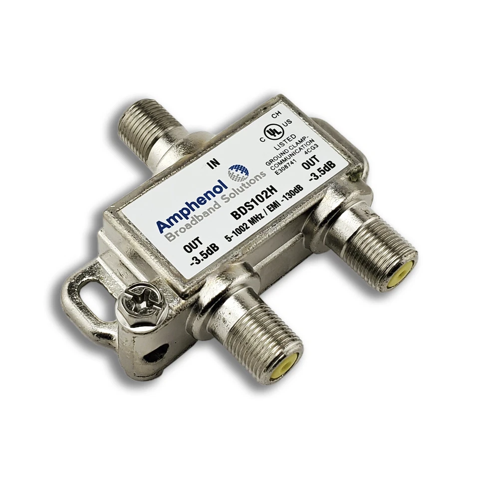 Extreme/Amphenol 2-Way Digital 1Ghz High Performance Coax Cable Splitter BDS102H - Image 4 of 4