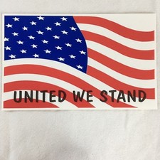 Lot of 20 USA United States of America Flag Sticker 4" x 2.5" United We Stand FS