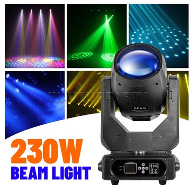 PAIDUN 7R 230W RGBW Beam Moving Head Spot Light 8+16Prism Disco Bar Party Show