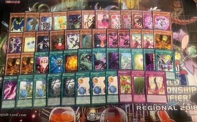 AKIZA IZINSKI PLANT BLACK ROSE WITCH LONEFIRE BLOSSOM MOONLIGHT YUGIOH 5DS DECK