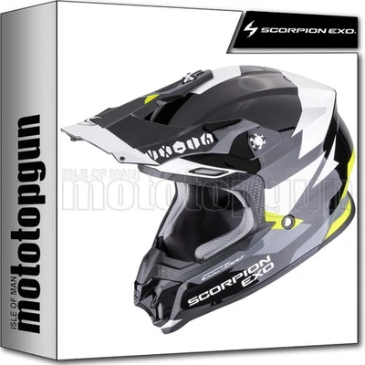 SCORPION CASQUE OFF-ROAD POUR MOTO VX-16 EVO AIR ROD NOIR NÉON JAUNE M - Photo 1/3
