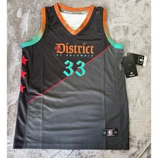 Fanatics Washington Wizards Kyle Kuzma 33 City Edition Jersey Black Boys L NWT.