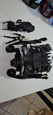  Mattel The Dark Knight Stealth Launch Batmobile + Moto + Batman Figure