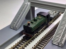 N Scale Footbridge 1:148 – Model Railway Layout Accessory