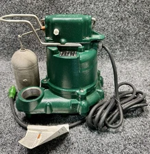 ZOELLER 63-0007 M63-A Submersible Sump Pump 3/10 hp, 115V AC, 34 gpm, 1-1/2"