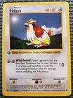 1999 Pokemon Base Set 1st Edition #57 Pidgey LP-MP