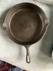Vintage #10 Griswold 716 E Cast Iron Skillet, Small Logo, Cleaned !!!