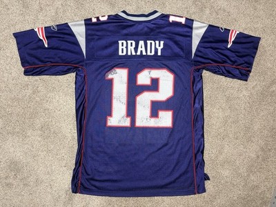 Vintage Reebok On Field New England Patriots Tom Brady NFL Jersey Men s Large