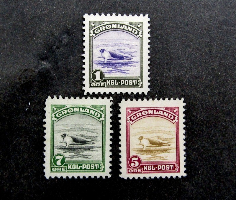 nystamps Greenland Stamp # 10-12 Mint OG H $68 U12y562