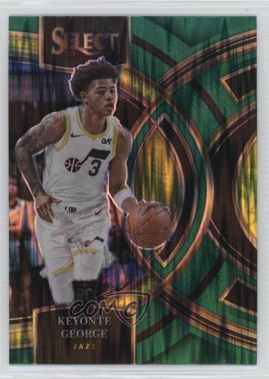 2023-24 Panini Select Premier Level Green Shock Prizm Keyonte George #109 1gg4