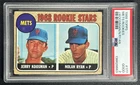 NOLAN RYAN JERRY KOOSMAN PSA 2 1968 TOPPS #177 METS 1968 ROOKIE STARS RC 8663
