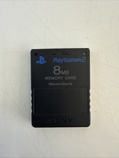 Official Sony PlayStation 2 PS2 Magic Gate Black 8 MB Memory Card