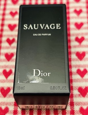 DIOR Sauvage EDT Travel Size Splash Mini Bottle 0.34 oz / 10 mL