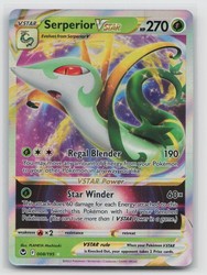 Serperior VSTAR 008/195 Silver Tempest Ultra Rare Holo