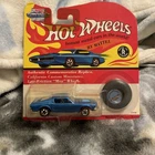 Hot Wheels Vintage Collection Custom Mustang w RLs in Blue, carded