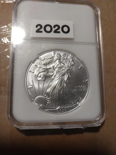 2020 $1 American Silver Eagle – 1 Troy oz .999 Fine Silver – BU –