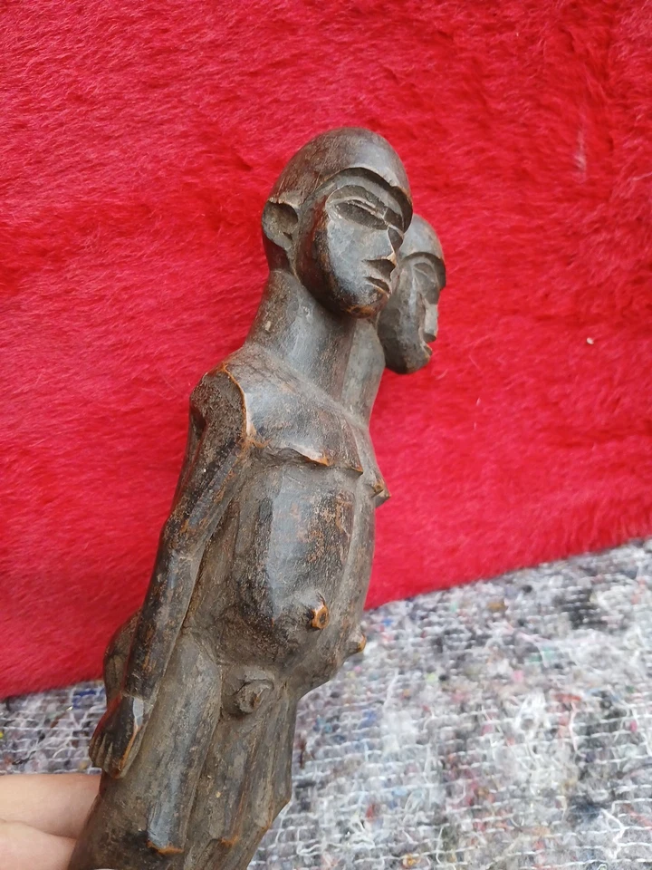 Art Africain Statue En Bois - Photo 4/4