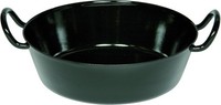 Riess Schnitzelpfanne 24 Cm Emaille Schwarz Classic 1,7 L Bratpfanne Induktion