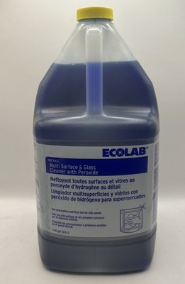 Ecolab Multi Surface & Glass Cleaner With Peroxide 1 Gallon 1110049
