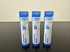3X Boiron Arsenicum Album 30 C, 80 Pellets EXP: 11-29+