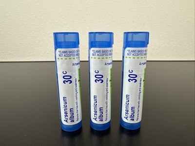 3X Boiron Arsenicum Album 30 C, 80 Pellets EXP: 11-29+