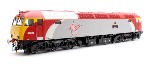 Heljan gebrauchte Diesellok Class 57 Virgin silber/rot 57309 Brains | Condition: Used