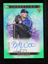 2024 Inception Base Rookie and Emerging Stars Green 80/125 Bryan Woo Auto 18pg