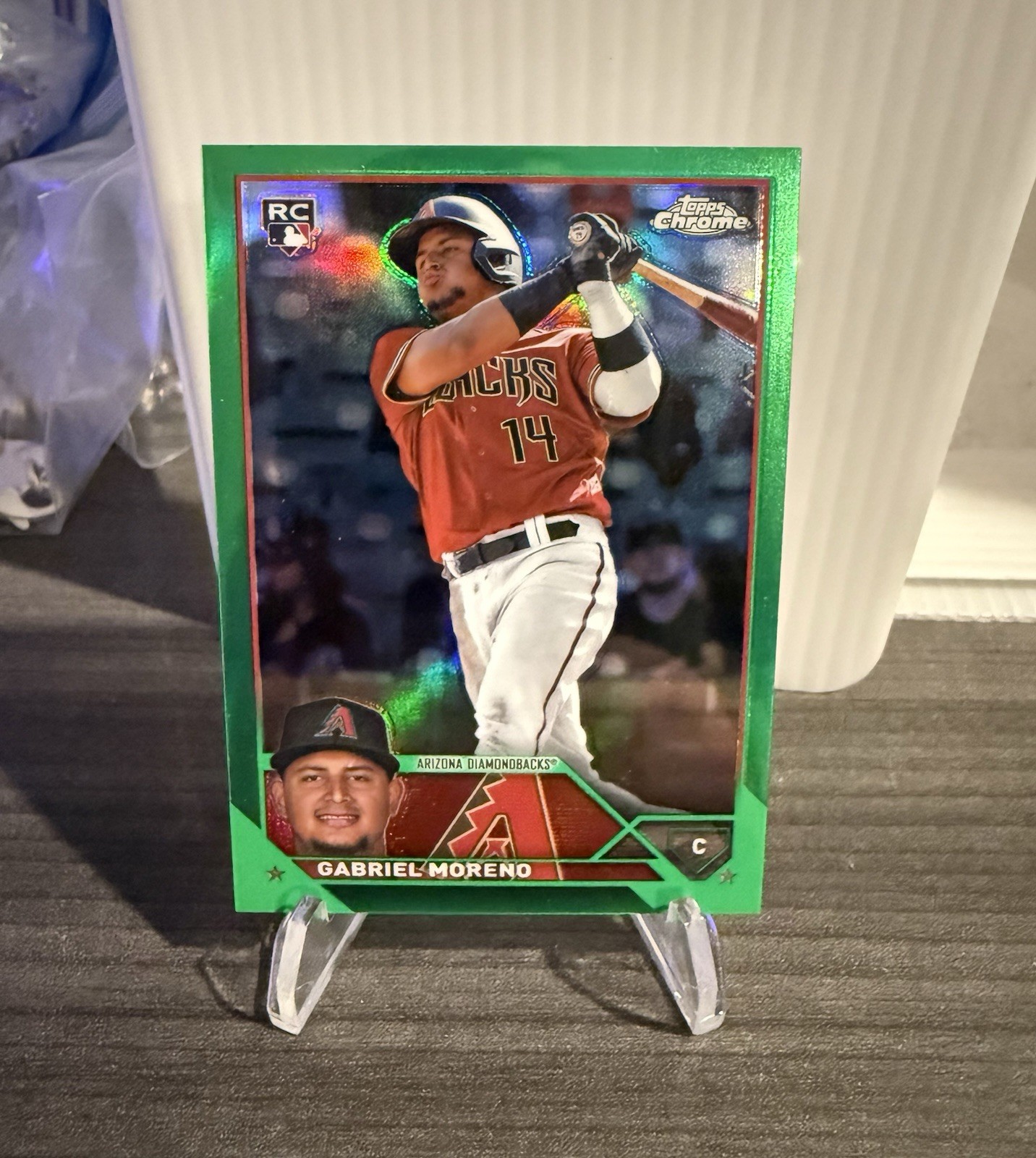 2023 Topps Chrome Update #USC36 Gabriel Moreno Green Refractor /99 RC